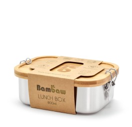 BAMBAW boîte à lunch 800ml couvercle en bambou