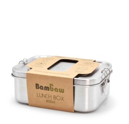 BAMBAW boîte à lunch 800ml couverc acier inoxydab