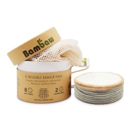 BAMBAW pads pour maquillage réutilisables 10 pce