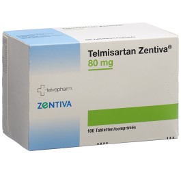 TELMISARTAN Zentiva cpr 80 mg 100 pce
