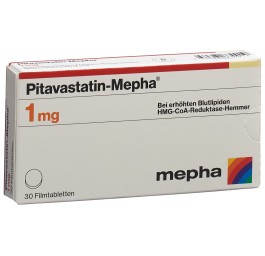 PITAVASTATIN Mepha cpr pell 1 mg 30 pce