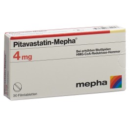 PITAVASTATIN Mepha cpr pell 4 mg 30 pce