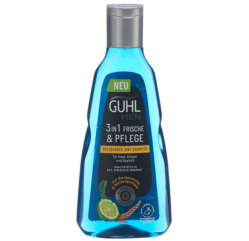 GUHL Men 3in1 Shampoo Frische & Pflege fl 250 ml