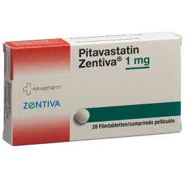 PITAVASTATIN Zentiva cpr pell 1 mg 28 pce