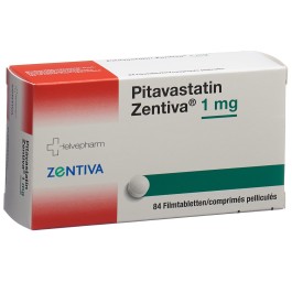 PITAVASTATIN Zentiva cpr pell 1 mg 84 pce