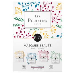 LES POULETTES Masks Set 4 sach 18 ml