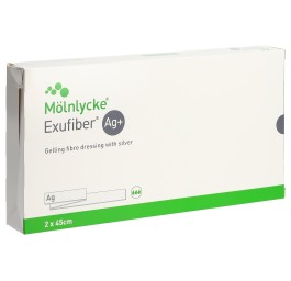 EXUFIBER Ag+ 2x45cm (nouveau) 5 pce