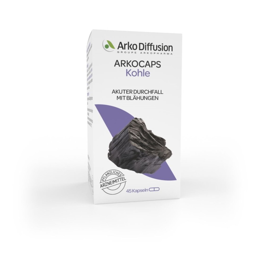 ARKOCAPS charbon végétal caps 225 mg bte 45 pce