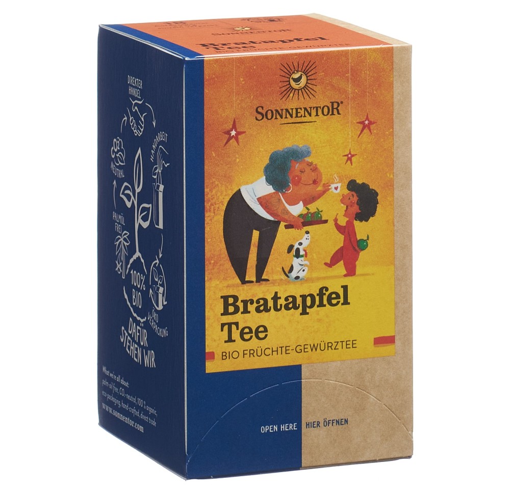 SONNENTOR Bratapfel Tee (nouveau) BIO sach 18 pce SONNENTOR Bratapfel Tee (nouveau) BIO sach 18 pce