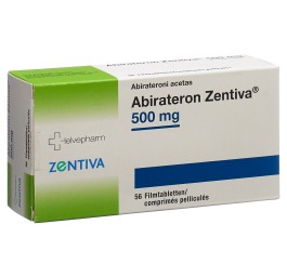 ABIRATERON Zentiva cpr pell 500 mg 56 pce