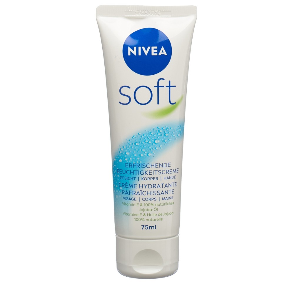 NIVEA crème hydratante soft (n) tb 75 ml