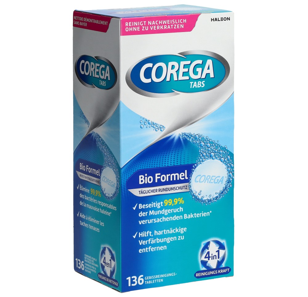 COREGA tabs mit Bio Formel 136 pce