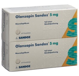 OLANZAPINE Sandoz cpr pell 5 mg 2 x 49 pce