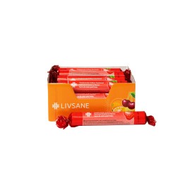 LIVSANE présentoir sucre de raisin fraise 15x17pce