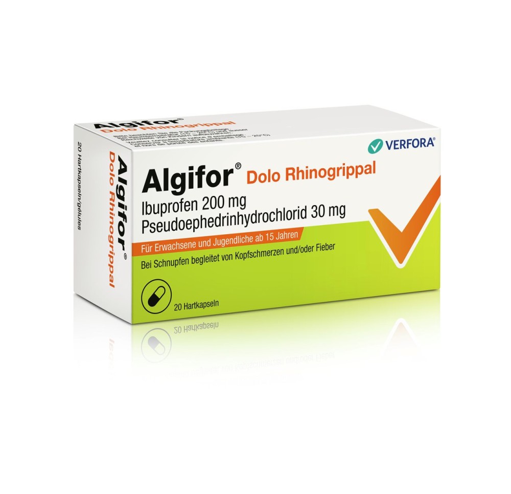ALGIFOR Dolo Rhinogrippal caps 20 pce ALGIFOR Dolo Rhinogrippal caps 20 pce