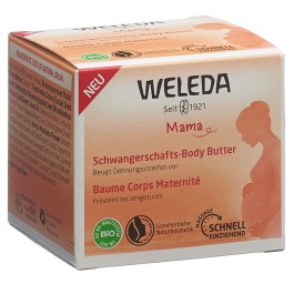WELEDA MAMA baume corps maternité verre 150 g