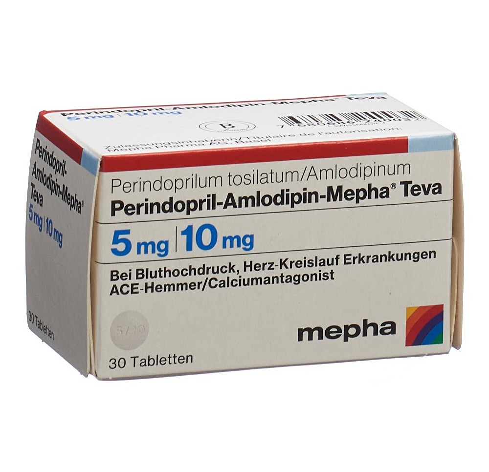 PERINDOPRIL Amlodipin-Mepha Teva 5/10mg 30 pce
