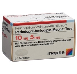 PERINDOPRIL Amlodipin-Mepha Teva 10/5mg 30 pce