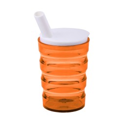 SUNDO gobelet rainures syst anti-fuit 200ml orange