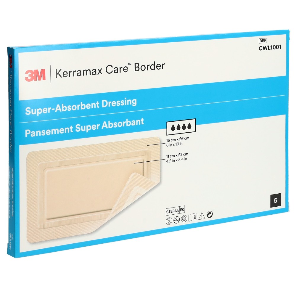 3M KERRAMAX CARE Bord pans super 16x26cm (n) 5 pce