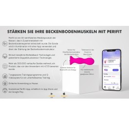 PERIFIT Sonde périnéale connectée rose