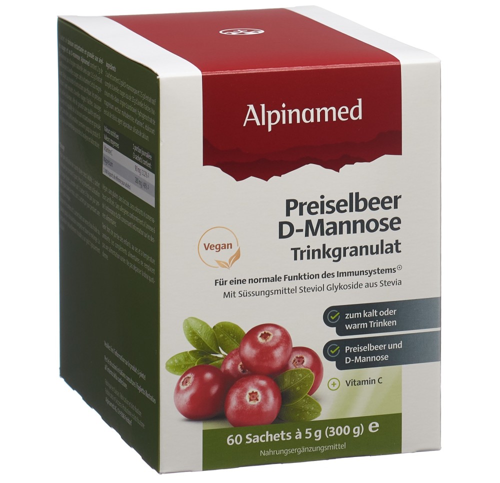 ALPINAMED Airelle rouge D-Mannose gran 60 sach 5 g