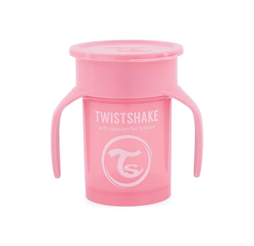 TWISTSHAKE Tasse 360 Cup 230ml 6+M pastel pink