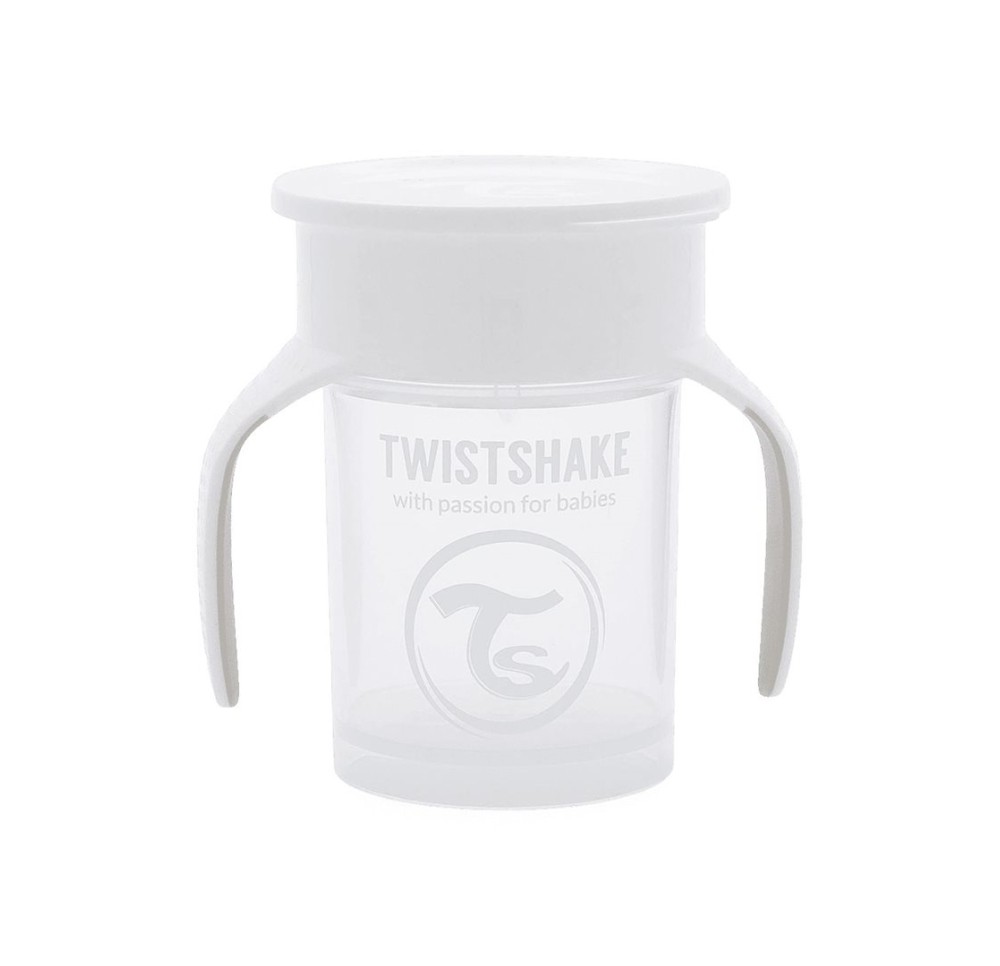 TWISTSHAKE Tasse 360 Cup 230ml 6+M white