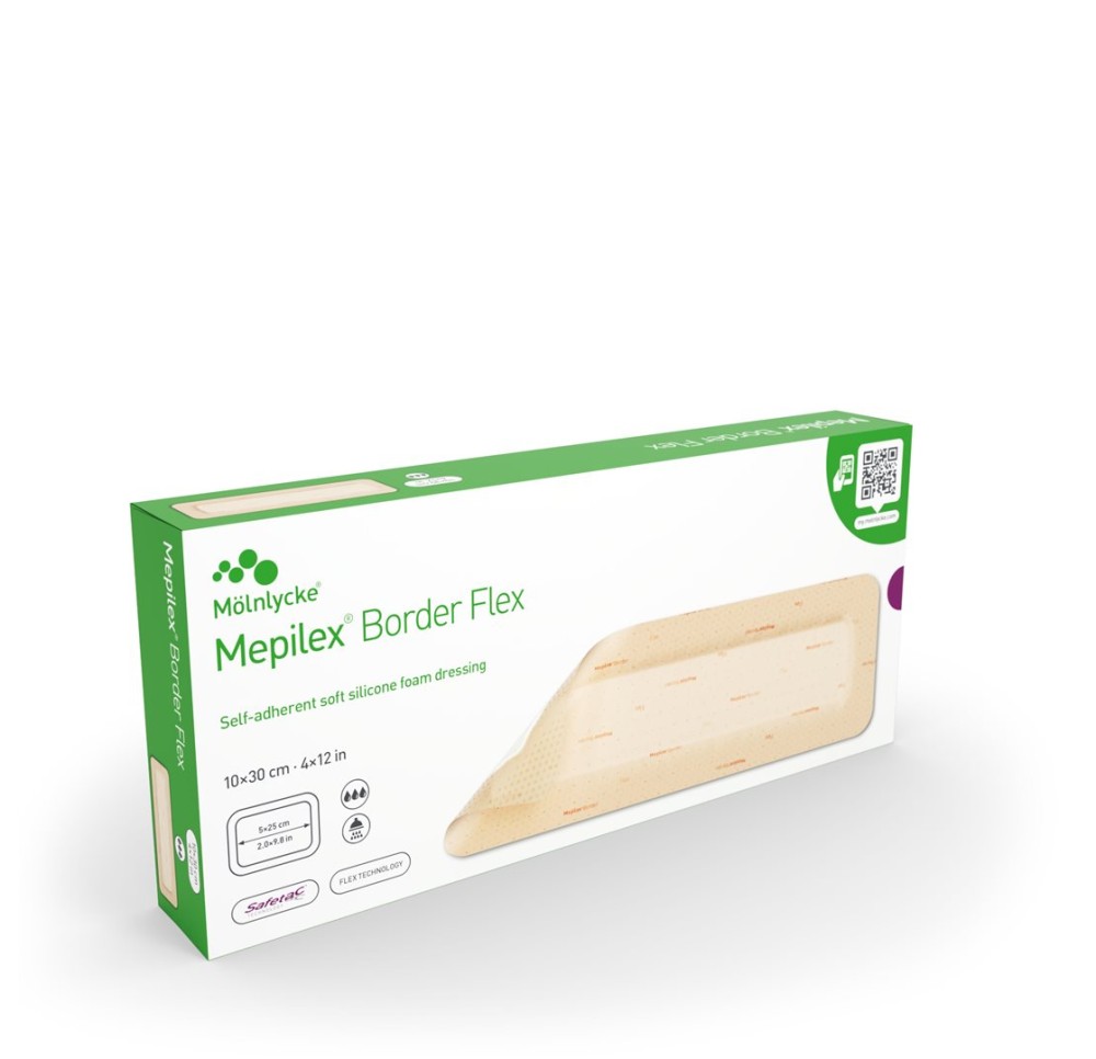 MEPILEX Border Flex 10x30cm 10 pce
