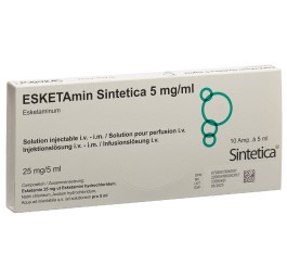 ESKETAMIN Sintetica 25 mg/5ml 10 amp 5 ml