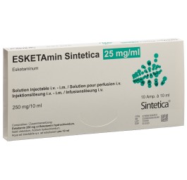 ESKETAMIN Sintetica 250 mg/10ml 10 amp 10 ml