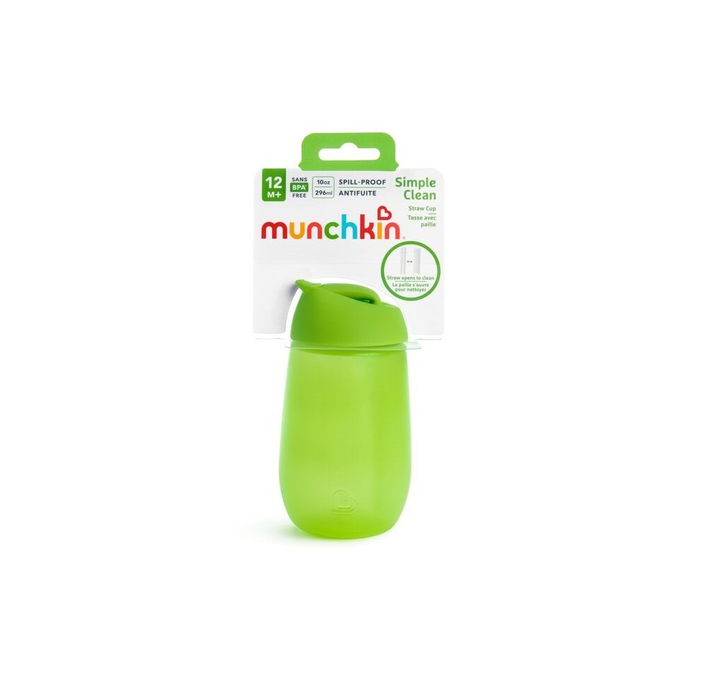 MUNCHKIN Simple Clean gourde avec paille 296ml