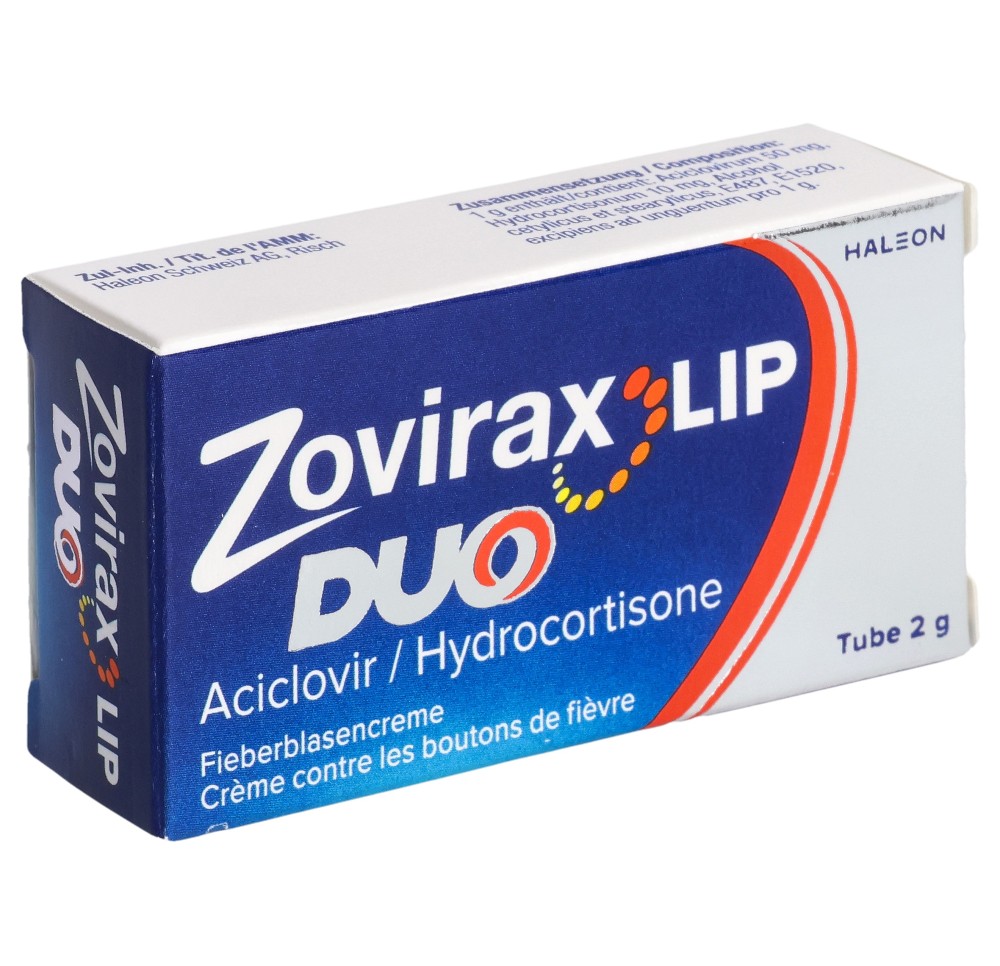 ZOVIRAX LIP Duo crème tb 2 g ZOVIRAX LIP Duo crème tb 2 g