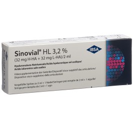 SINOVIAL HL sol inj 3.2 % (nouveau) ser pré 2 ml