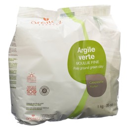 ARGILETZ argile verte pdr moulue fine sach 1 kg
