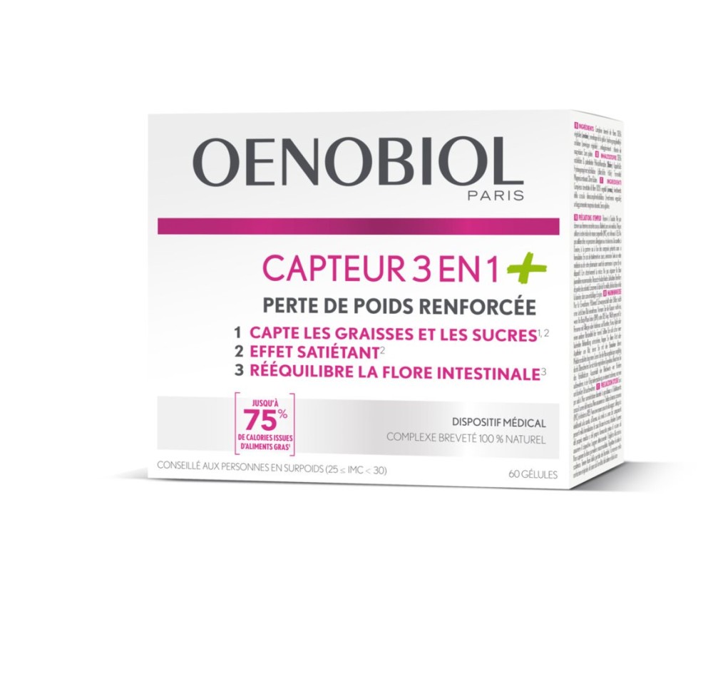 OENOBIOL Capteur 3 en 1 PLUS gélules 60 pce