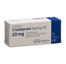 CITALOPRAM Spirig HC cpr pell 20 mg 98 pce