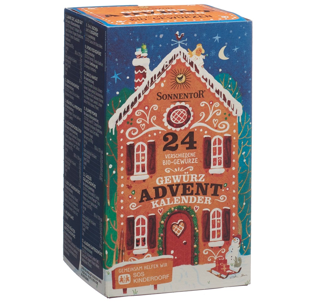 SONNENTOR Adventkalender Gewürze de BIO 24 pce SONNENTOR Adventkalender Gewürze de BIO 24 pce