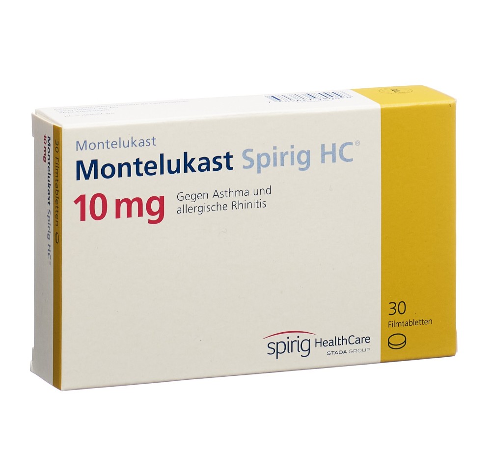 MONTELUKAST Spirig HC cpr pell 10 mg 30 pce MONTELUKAST Spirig HC cpr pell 10 mg 30 pce
