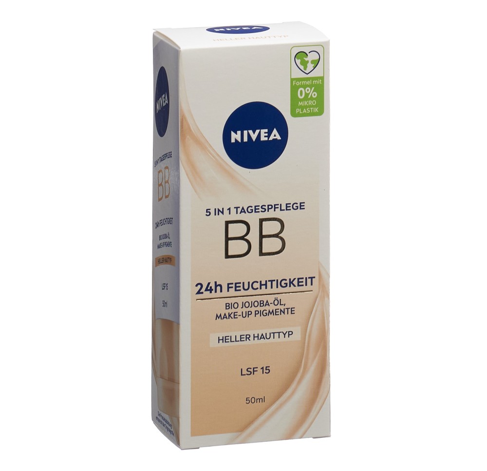 NIVEA 5en1 soin jour BB clair FPS15 tb 50 ml