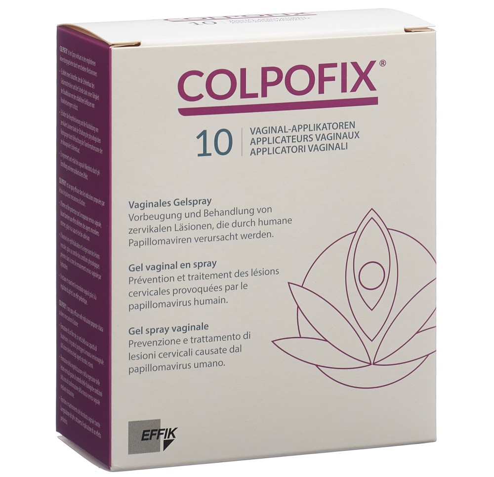 COLPOFIX gel vaginal en spray av 10 applicat 20 ml