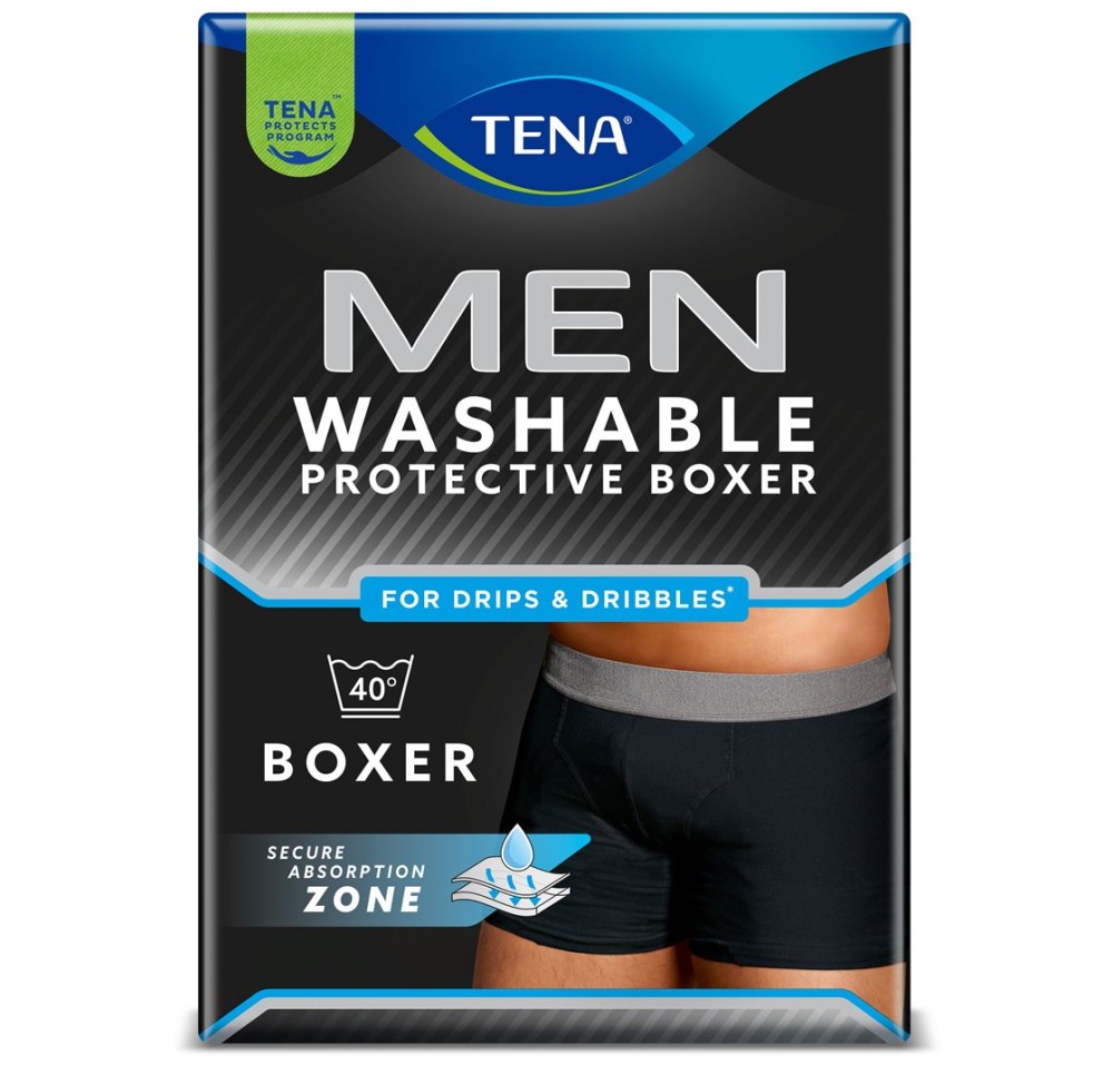TENA Men Washable Underwear L noir TENA Men Washable Underwear L noir