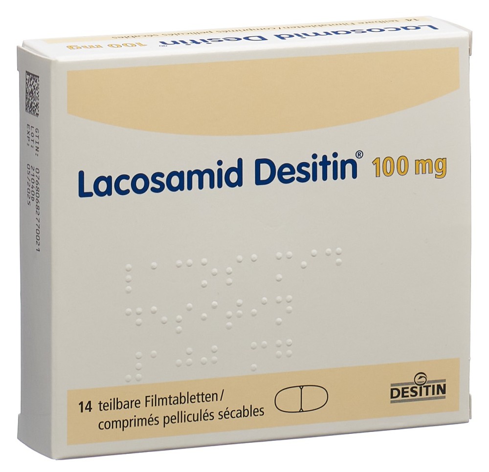 LACOSAMID Desitin cpr pell 100 mg 14 pce LACOSAMID Desitin cpr pell 100 mg 14 pce