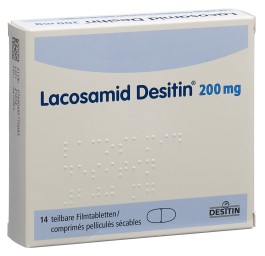 LACOSAMID Desitin cpr pell 200 mg 14 pce