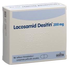 LACOSAMID Desitin cpr pell 200 mg 56 pce