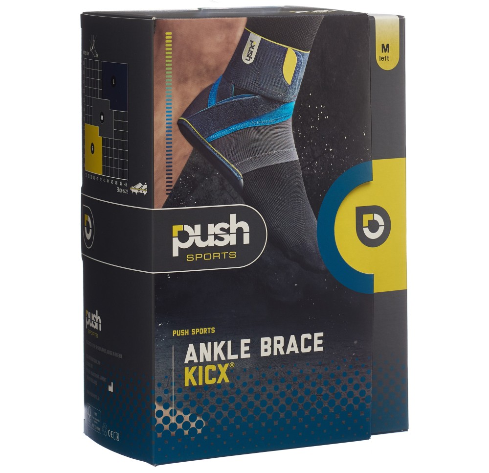 PUSH SPORTS bandage de cheville Kicx M gauche