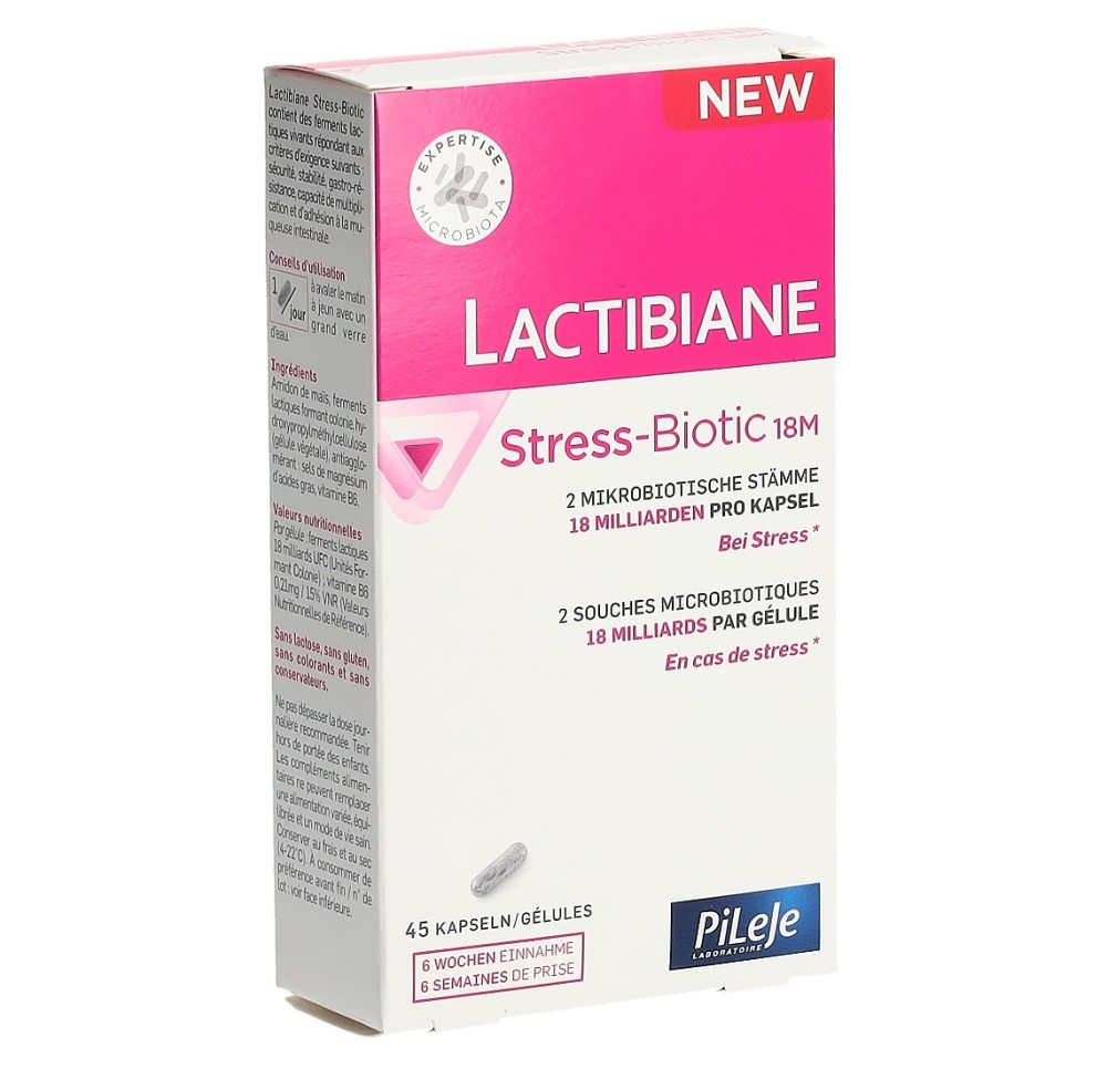 LACTIBIANE Stress-Biotic 18M caps 45 pce LACTIBIANE Stress-Biotic 18M caps 45 pce