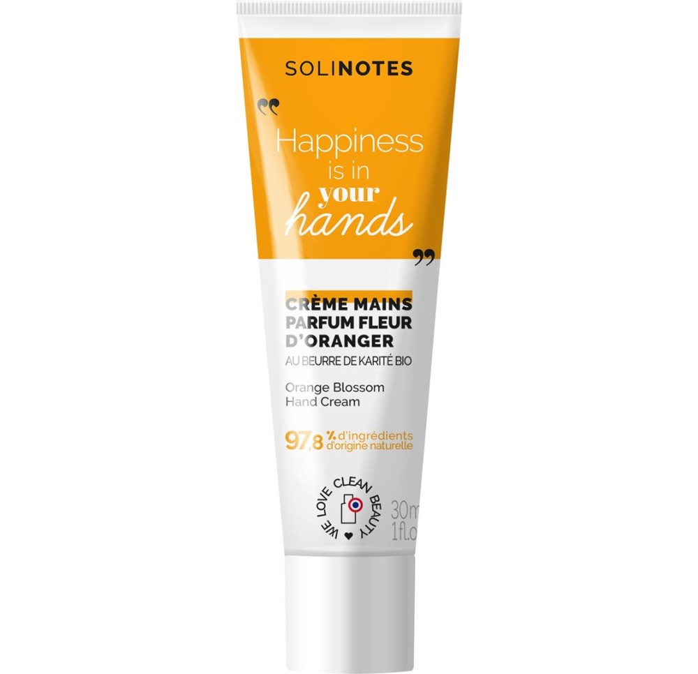 SOLINOTES Crème Mains Fleur d'Orang 30 ml