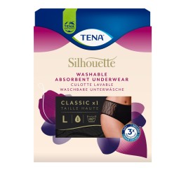 TENA Silhou Class Washable Underwear L noir 4 pce