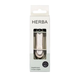 HERBA coupe-ongles avec récipient PP beige